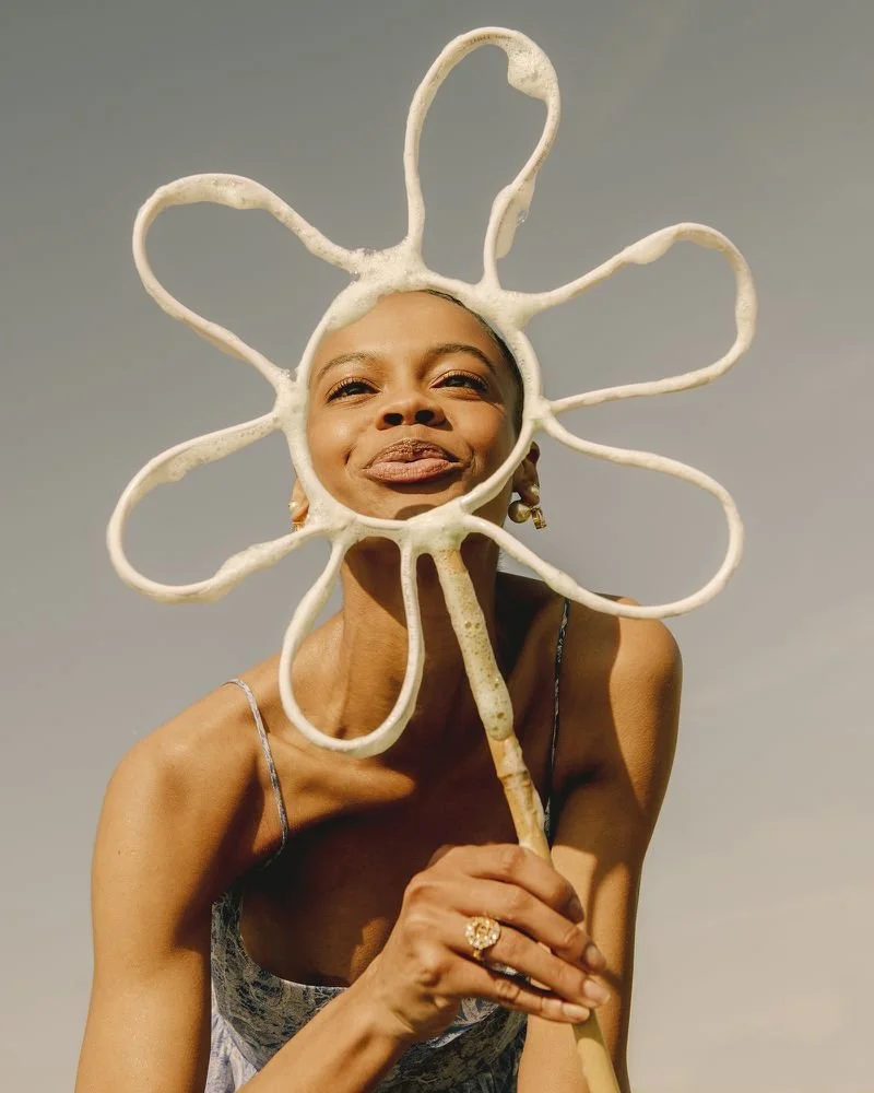 Aaliyah Hydes Gives 'Good Vibes' in Vogue Portugal July 2022